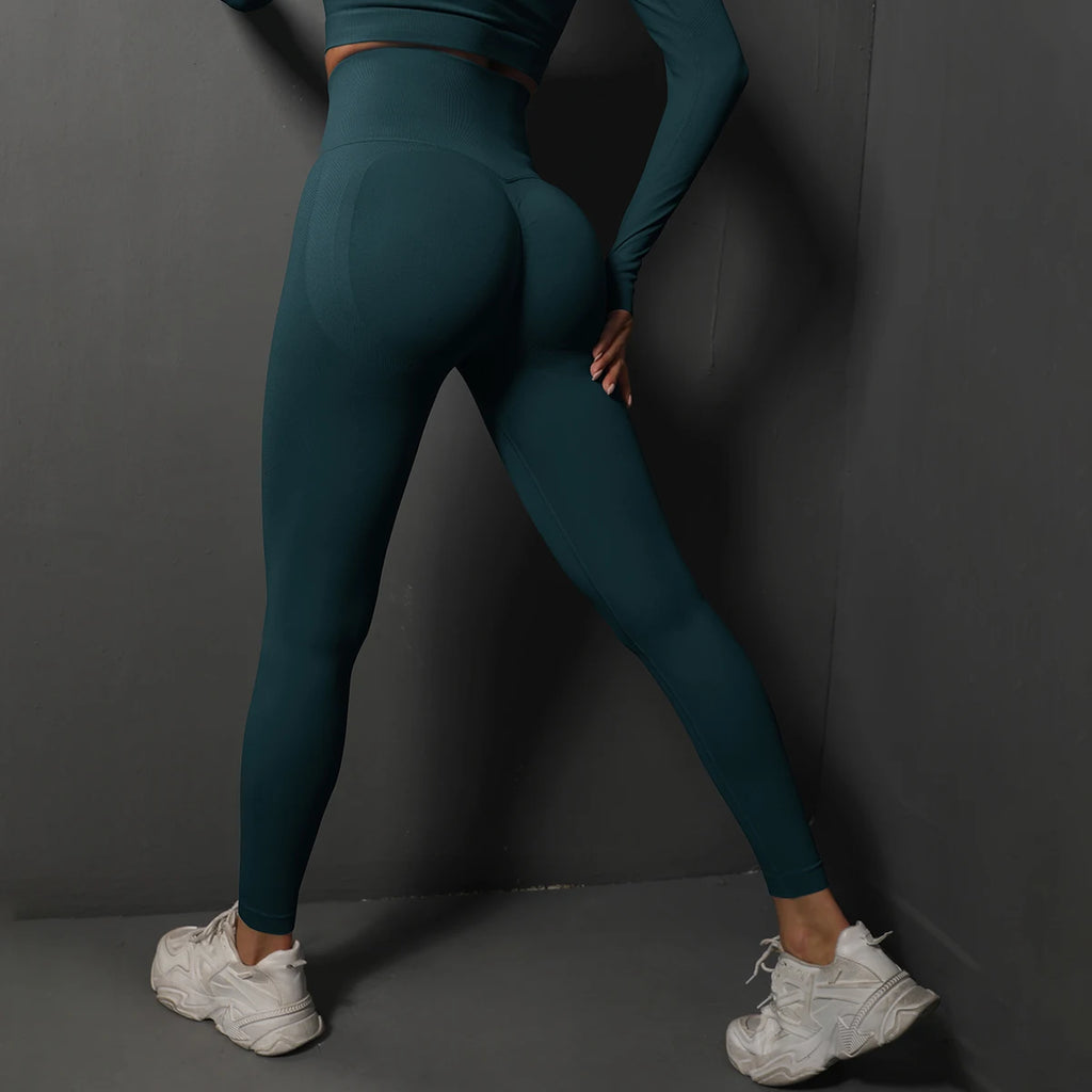Seamless Gym Leggings Women Yoga Pants Sexy High Waist Booty Lifting Leggings Pants Women Sports Clothing Fitness Wear