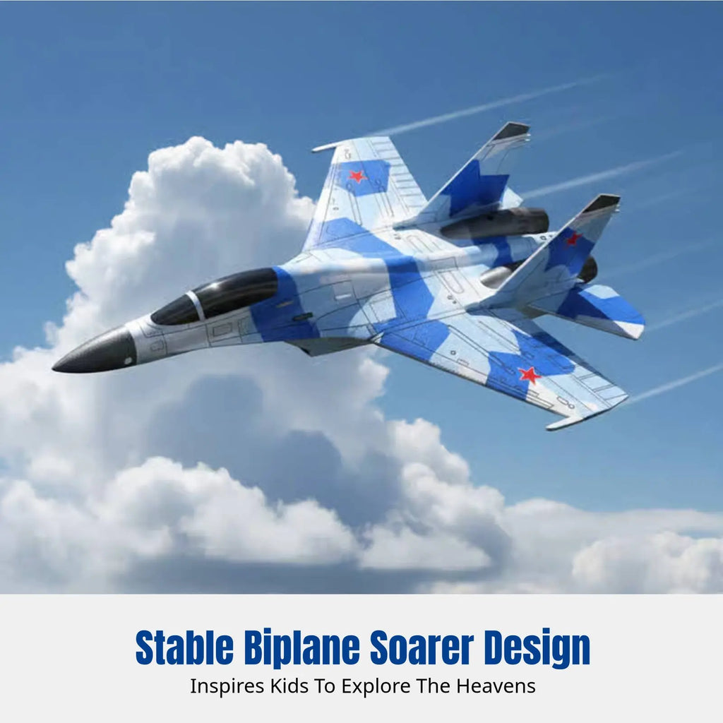 Electric Foam Glider, Twinfin Hand-Throw Aircraft, USB Rechargeable, DIY Toy for Kids, Outdoor Fun