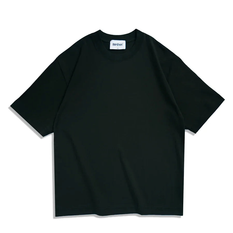 WAVLATII Oversized Summer T Shirts for Women Men Brown Casual Female Korean Streetwear Tees Unisex Basic Solid Young Cool Tops