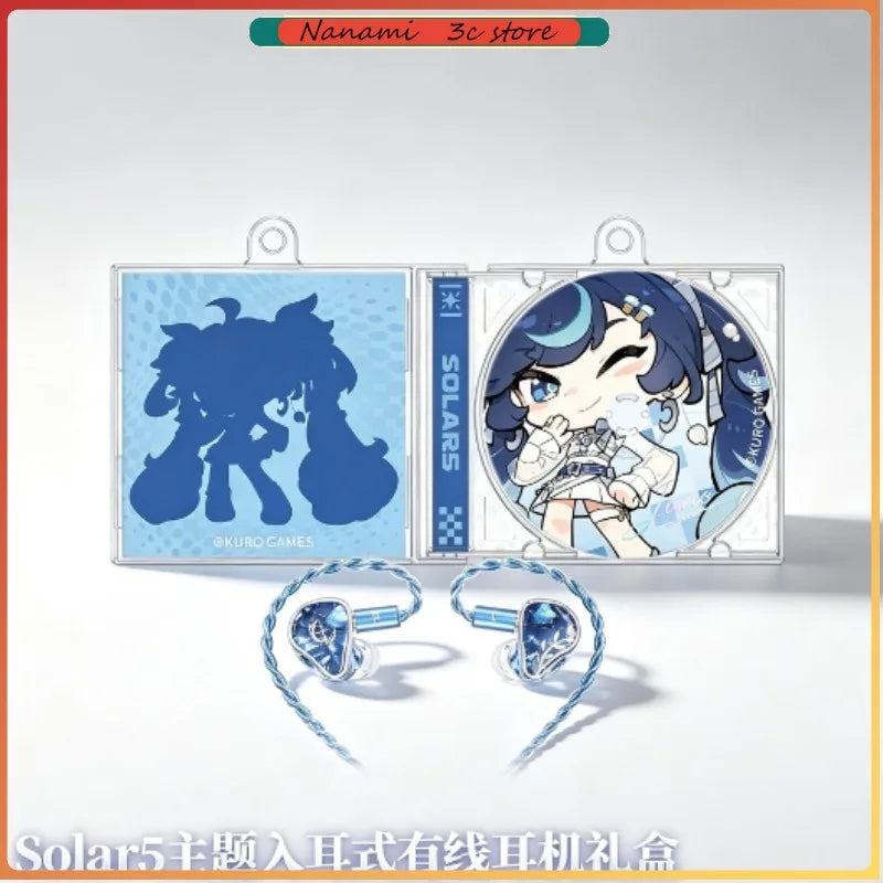 Pre-sale Wuthering Waves Solar5 Uno Earphones Gift Box Official Kuro Games Anime Merchandise Hifi Headphones Gifts