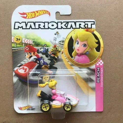 Original Hot Wheels Premium Super Mario Kart 1/64 Miniature Cars Mario Bros Hotwheels Mini Model Cars Hoteelws Hotweheels Cart