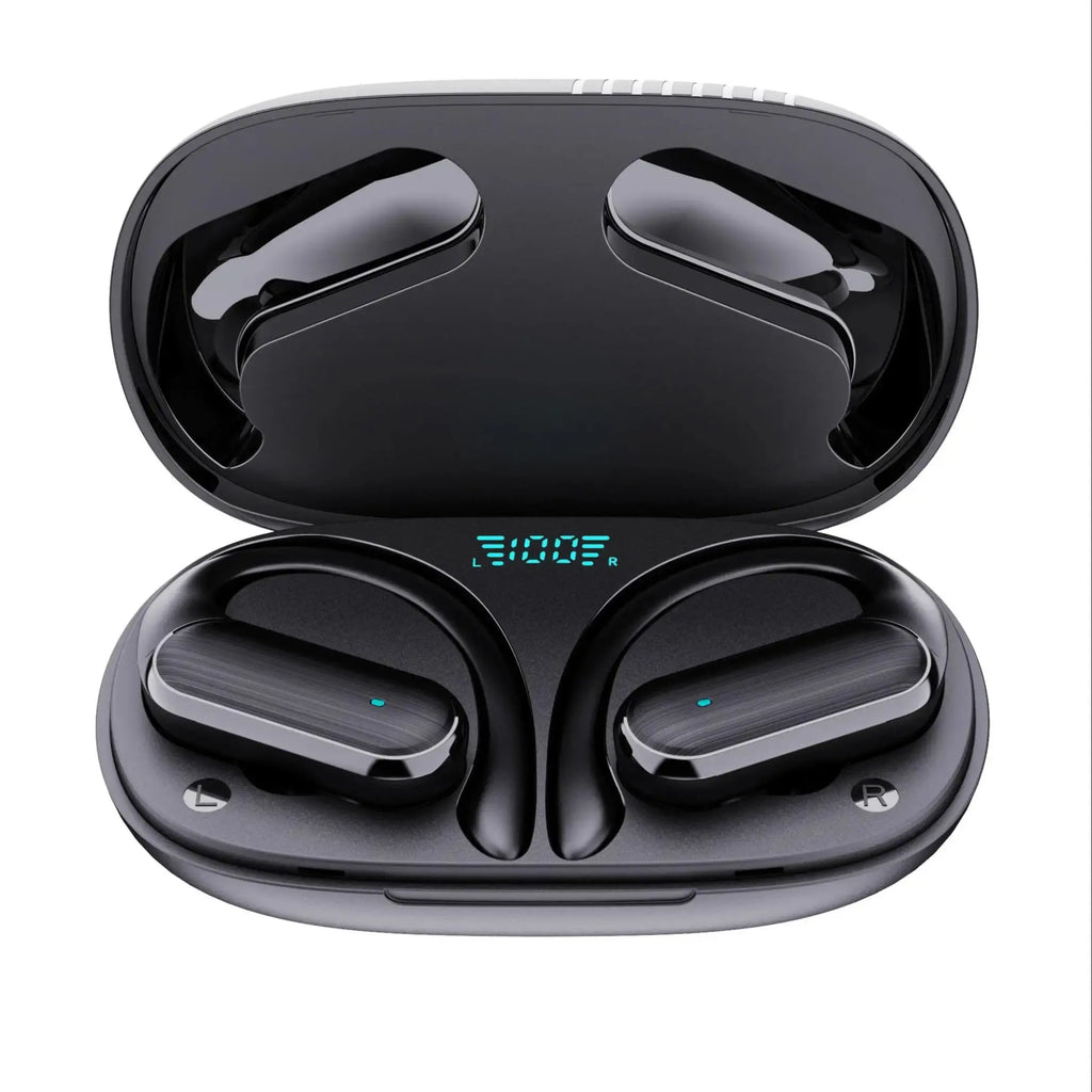 BOSECXT A520 Wireless Business Headphone Ear-Hook HIFI Bass Noise Cancelling Earphone With Mic Earbuds Sport Game Headset New