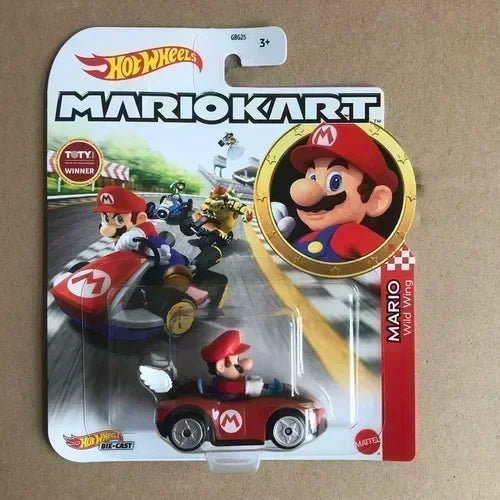 Original Hot Wheels Premium Super Mario Kart 1/64 Miniature Cars Mario Bros Hotwheels Mini Model Cars Hoteelws Hotweheels Cart