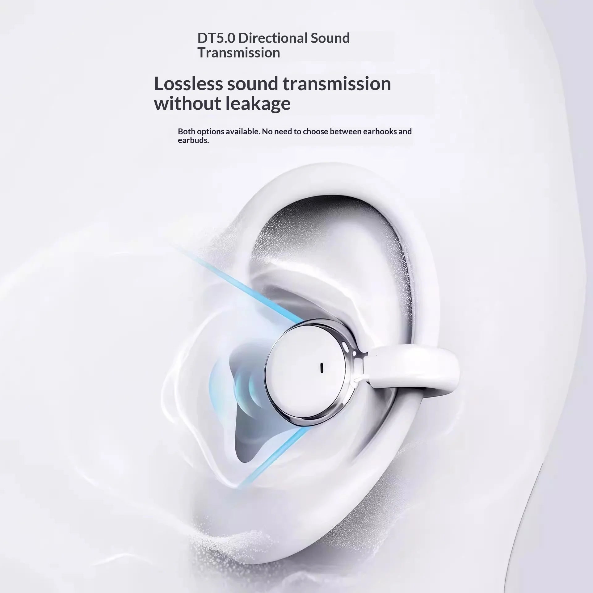 New Q16 In-Ear 2-in-1 Couple Earphones LED Power Display Noise Reduction Long Endurance Fashion Ear-Clip  Headsets For Game