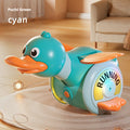 Electric Rotating Foraging Duck Toy Usb Rechargeable Crawling Training For Baby Toddler Early Development Parent Interactive Toy