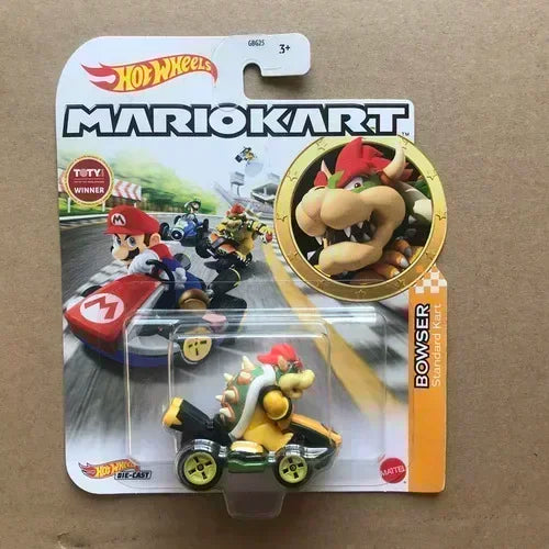 Original Hot Wheels Premium Super Mario Kart 1/64 Miniature Cars Mario Bros Hotwheels Mini Model Cars Hoteelws Hotweheels Cart