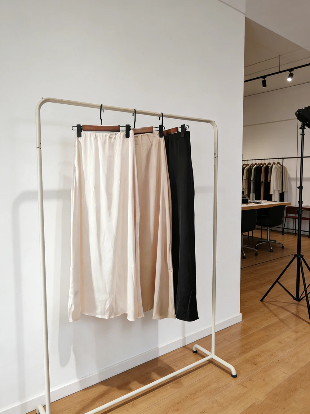 Acetic Satin Fishtail Skirt Woman Korean Fashion Elastic High Waist Skirts for Women Spring/Summer 2024 New Chic Lady Skirts