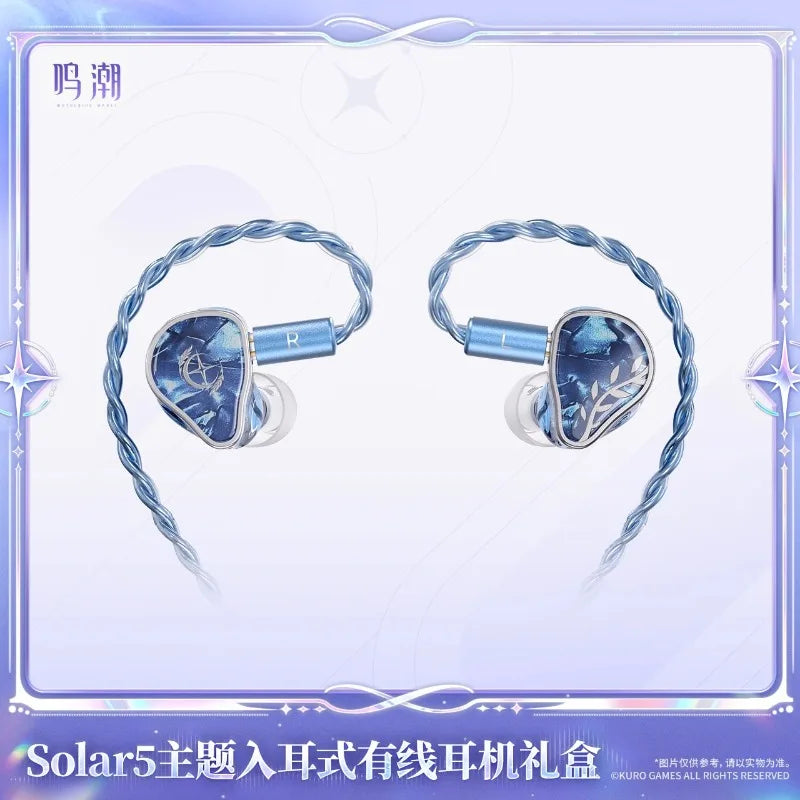 Pre-sale Wuthering Waves Solar5 Uno Earphones Gift Box Official Kuro Games Anime Merchandise Hifi Headphones Gifts