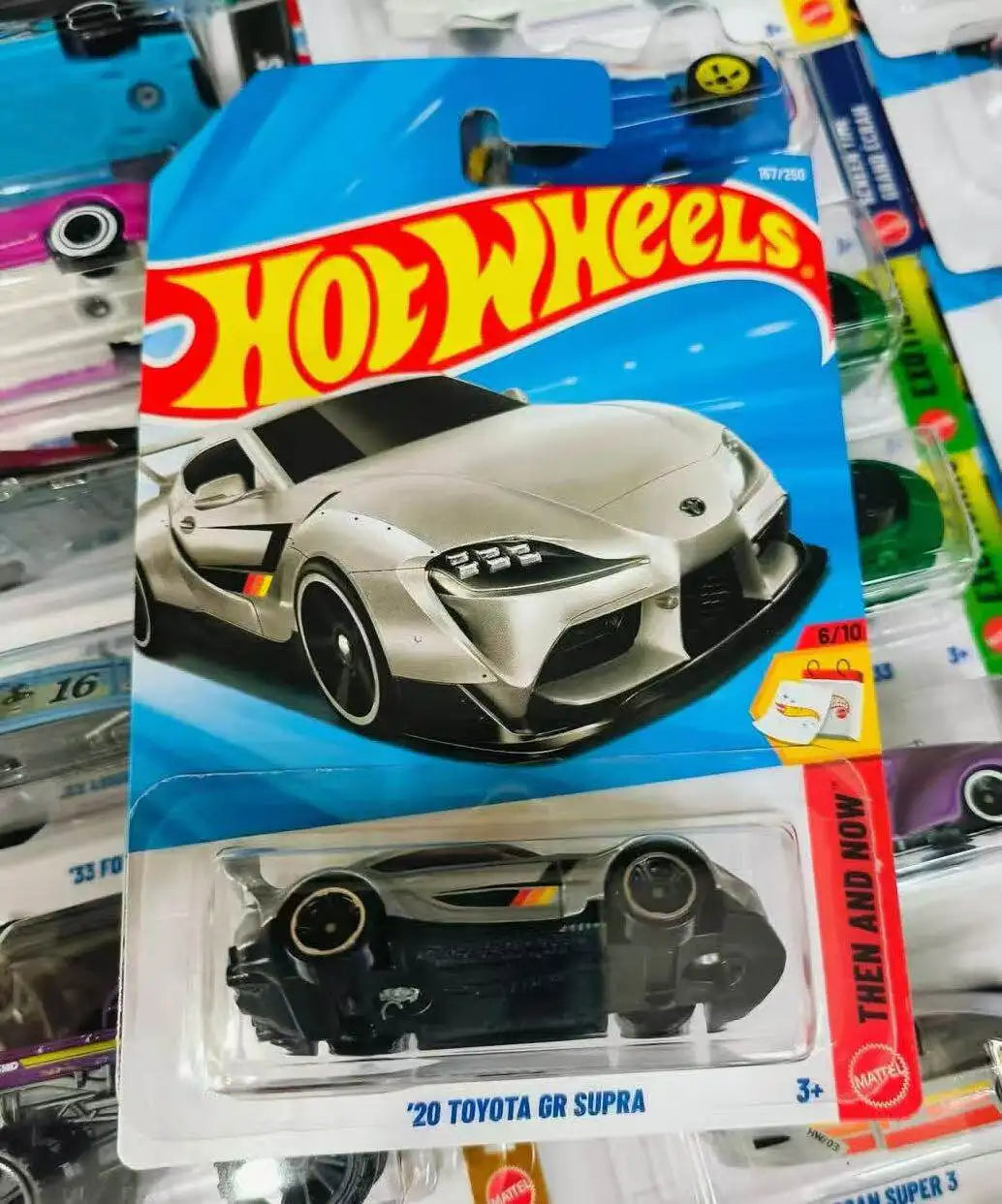 Genuine Hot Wheels 1/64 Mainline Series 2026 G Case FERRARI DINO 206 GT 20 TOYOTA GR SUPRA Collect Car Toy Diecast Vehicle Model