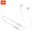 JBL T125 Neckband Wireless Bluetooth Semi-In-Ear Headphones Sports Waterproof Call Headset Long Battery Life Magnetic Design