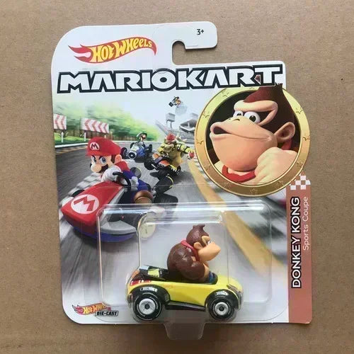 Original Hot Wheels Premium Super Mario Kart 1/64 Miniature Cars Mario Bros Hotwheels Mini Model Cars Hoteelws Hotweheels Cart