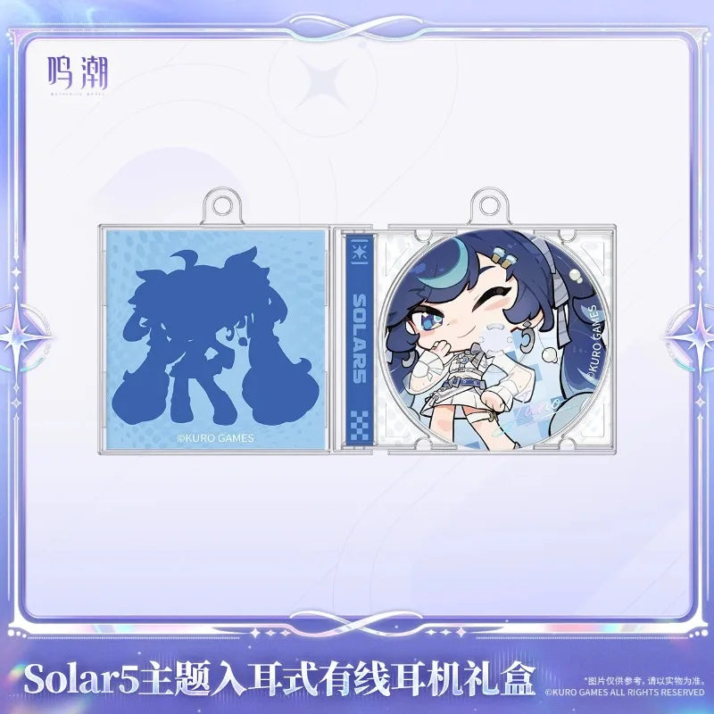 Pre-sale Wuthering Waves Solar5 Uno Earphones Gift Box Official Kuro Games Anime Merchandise Hifi Headphones Gifts