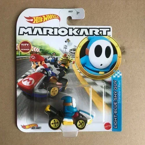 Original Hot Wheels Premium Super Mario Kart 1/64 Miniature Cars Mario Bros Hotwheels Mini Model Cars Hoteelws Hotweheels Cart
