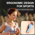 Transparent Wireless Earbuds with LED Display – ENC Noise Cancelling, HiFi Stereo Sound, Mini Charging Case Sports Earphones