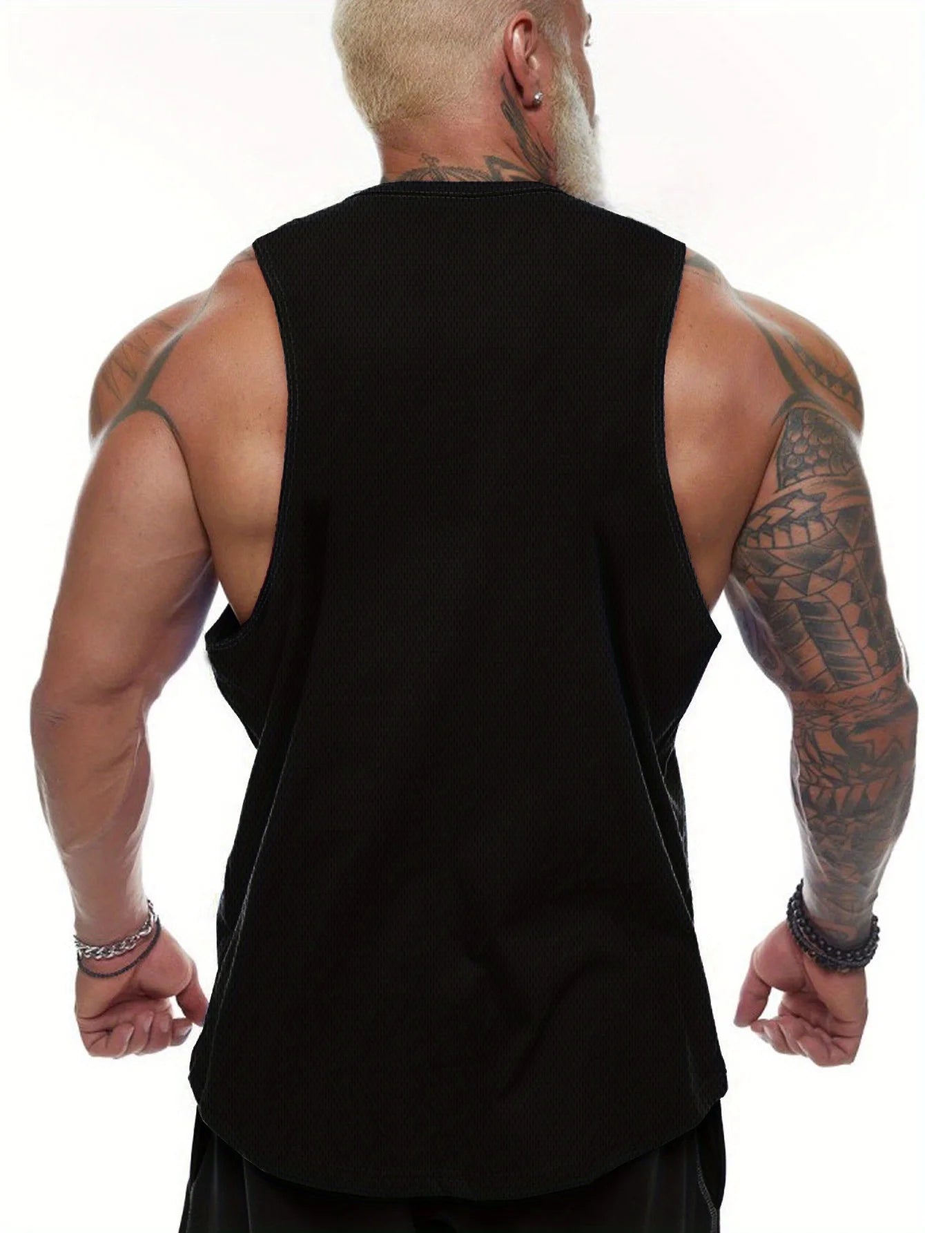 Men's large-sized loose-fitting sports vest, summer breathable and quick-drying basketball fitness sleeveless T-shirt