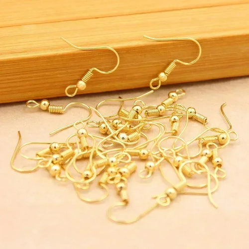 100/500pcs DIY Earring Findings Earrings Clasps Hooks Stainless Steel Hypoallergenic Earring Making Accessories Hook Earwire