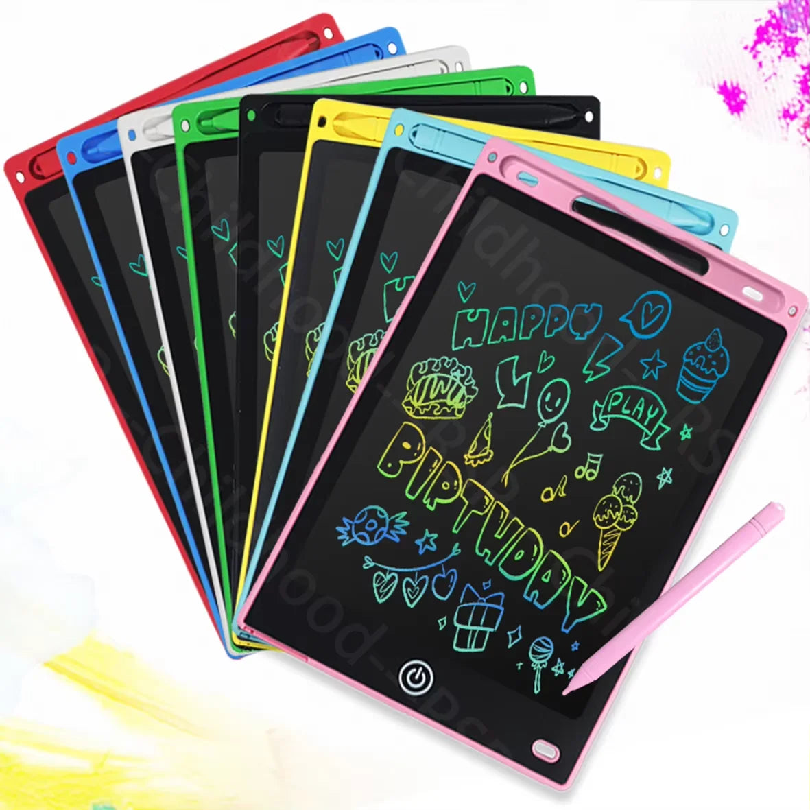 8.5inch High-Definition Screen Writing Tablet, Colorful Line Drawing Board, One-Touch Erasing, Impromptu Creative Drawing Board, Perfect for School Gifts, Holiday Gifts, Birthday Gifts.