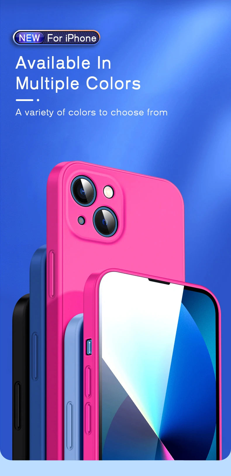 Oficjalne etui na telefon iPhone 17 Air 16 15 14 13 11 12 17 Pro Max Plus, silikonowe, jednokolorowe, chroniące przed upadkiem i uderzeniami