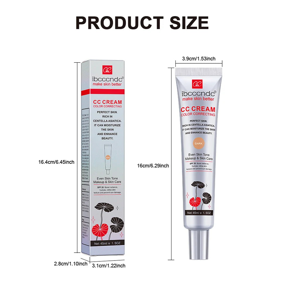 Krem CC do twarzy Korektor Podkład Korektor Pełne krycie Kosmetyki Baza pod makijaż Kobiecy CC Nawilżający erborian