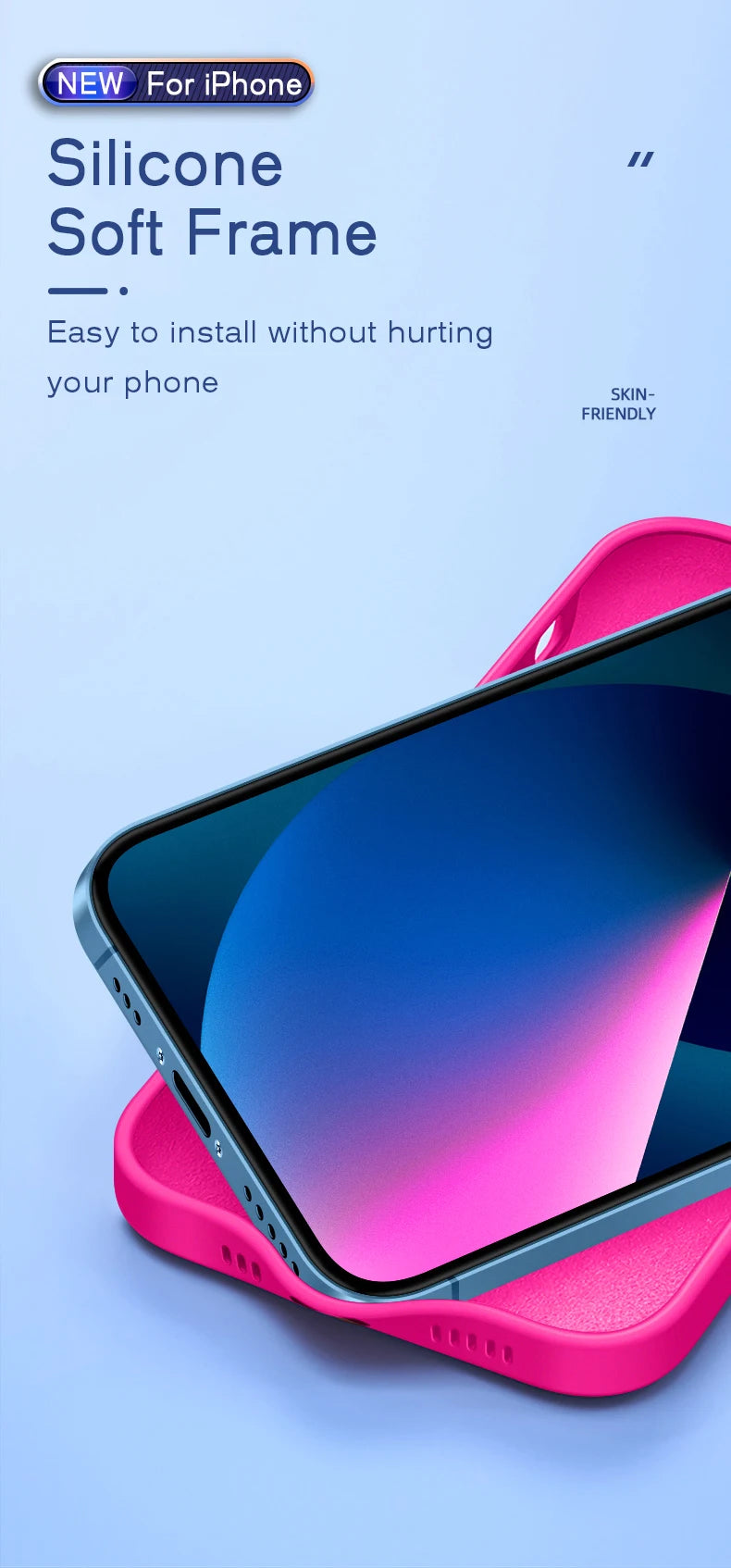 Oficjalne etui na telefon iPhone 17 Air 16 15 14 13 11 12 17 Pro Max Plus, silikonowe, jednokolorowe, chroniące przed upadkiem i uderzeniami