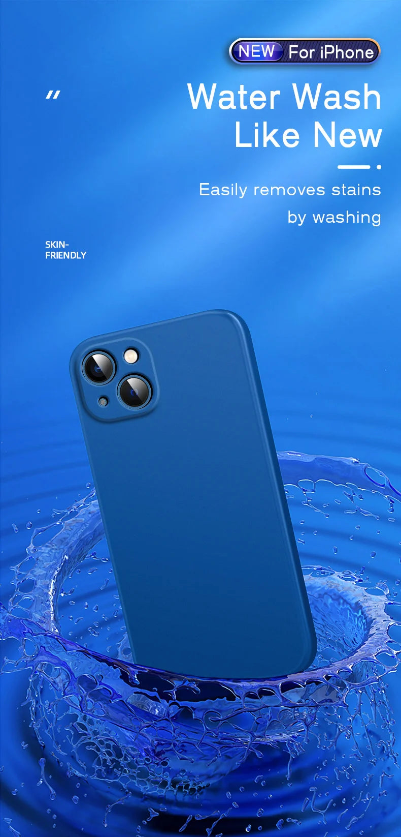 Oficjalne etui na telefon iPhone 17 Air 16 15 14 13 11 12 17 Pro Max Plus, silikonowe, jednokolorowe, chroniące przed upadkiem i uderzeniami