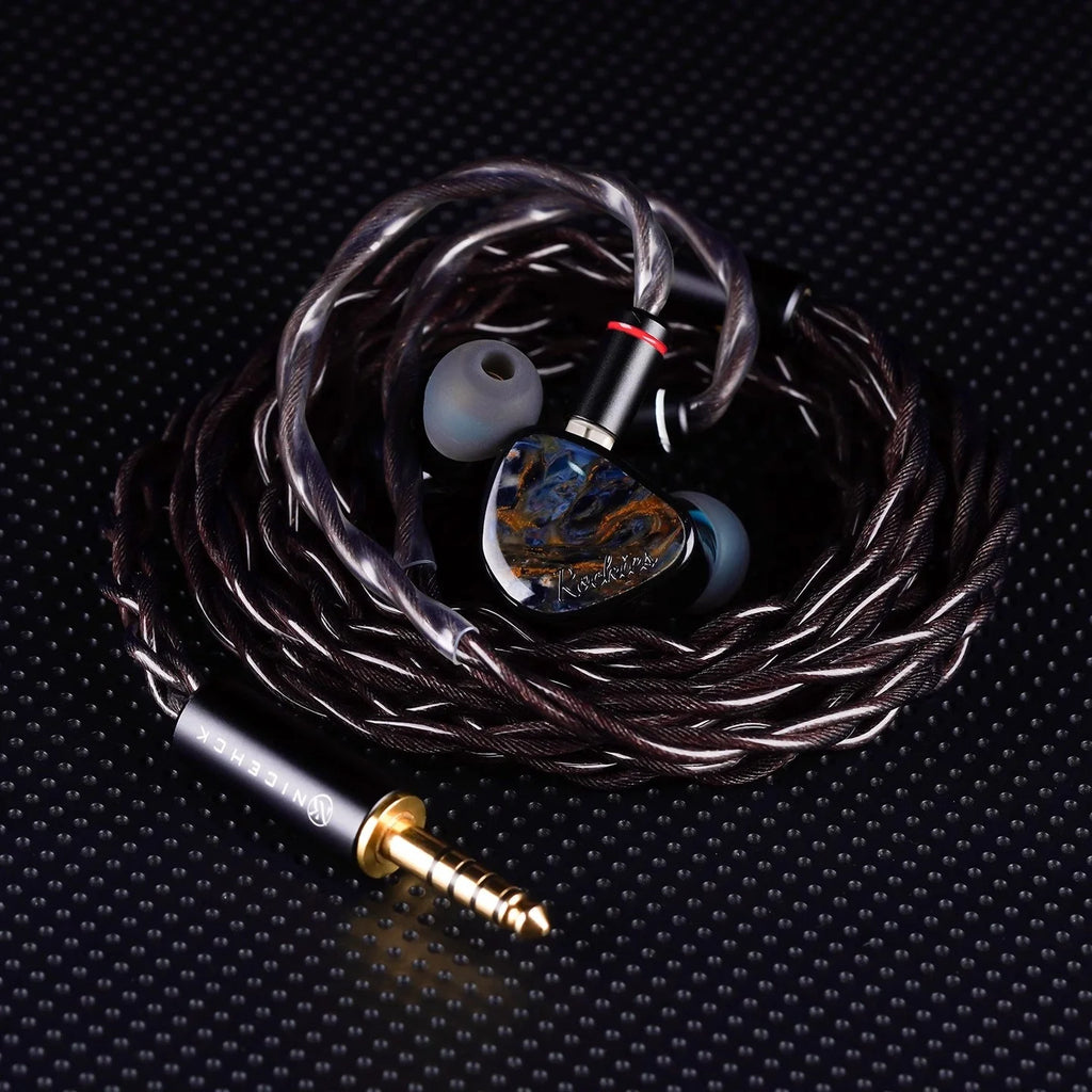 NICEHCK Rockies Electrostatic Headphones - One-way, Two-driver, Two-electrostatic, HiFi Sound Quality, Noise Reduction