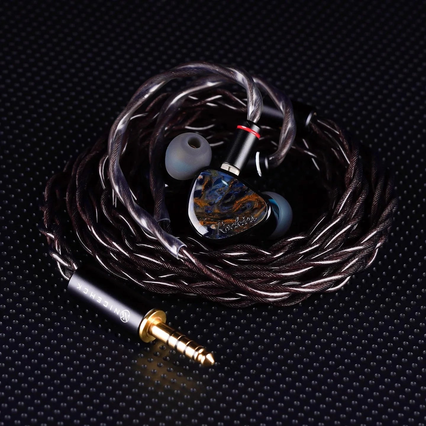 NICEHCK Rockies Electrostatic Headphones - One-way, Two-driver, Two-electrostatic, HiFi Sound Quality, Noise Reduction