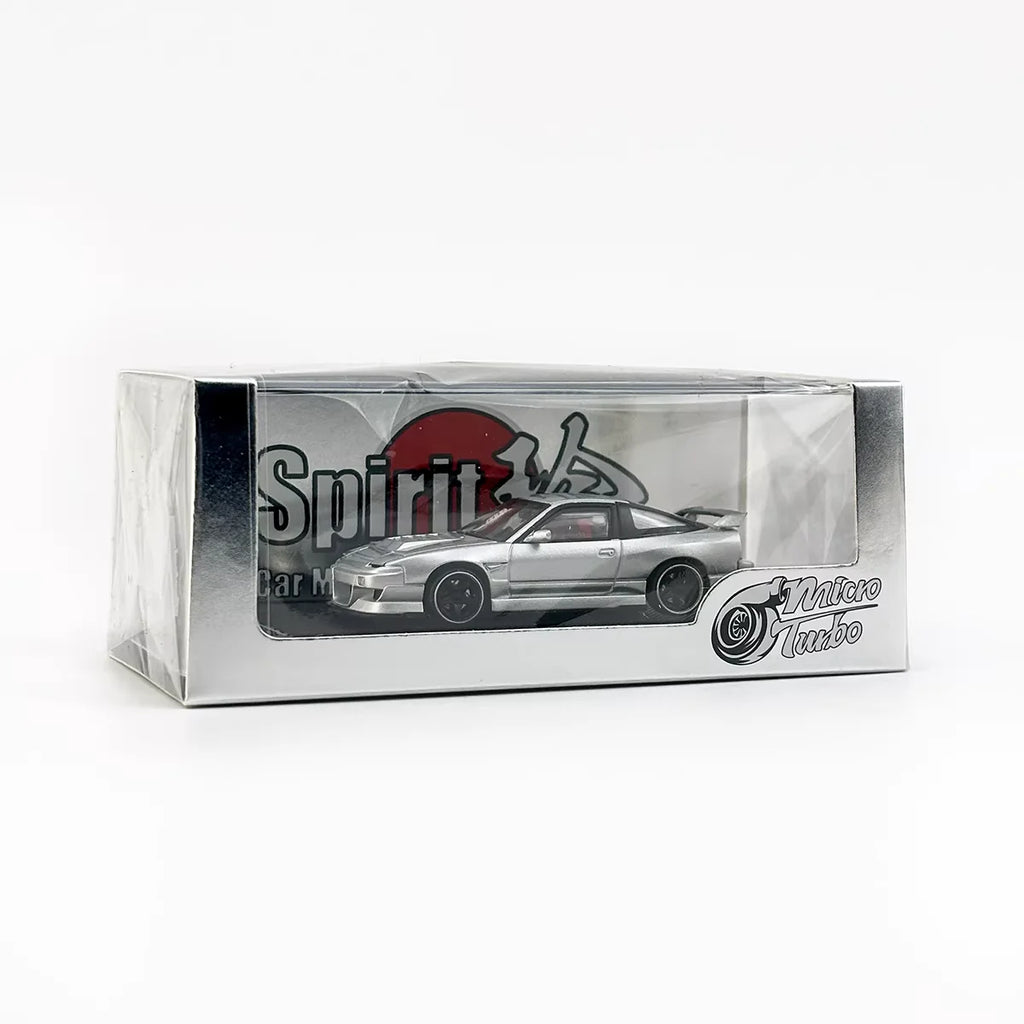 Micro Turbo 1/64 180SX Sliver Stocks In 2025 Collection Gift Scale Model Car