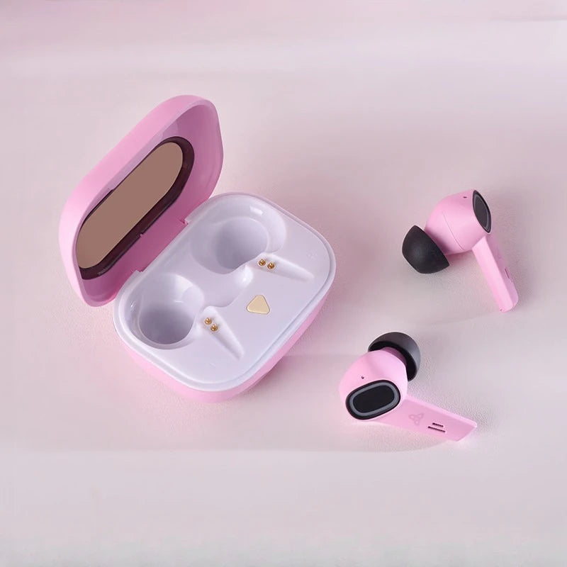 Alicia Headphones Bluetooth 5.3 35dB Noise Reduction 10mm Diaphragm Dynamic Driver Realme Nahida Customized Bluetooth Headphones