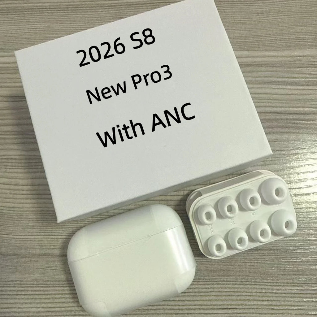 2026 Hot S8 For New Pro 3 ANC Wireless Bluetooth Earbuds TWS Cancellation Gaming Headset Cancellation earphones for xiaomi apple