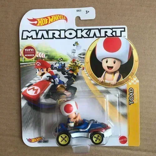 Original Hot Wheels Premium Super Mario Kart 1/64 Miniature Cars Mario Bros Hotwheels Mini Model Cars Hoteelws Hotweheels Cart