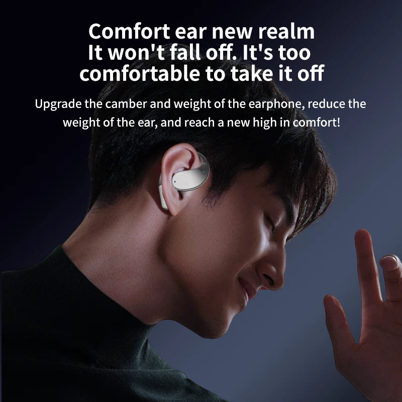Q39Wireless AI RealTime Translation Headphones 140Languages Instant Voice Translator Earbuds Ear Hook Noise Cancelling Headphone