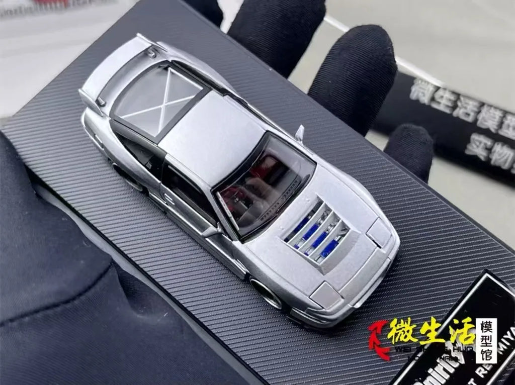 Micro Turbo 1/64 180SX Sliver Stocks In 2025 Collection Gift Scale Model Car