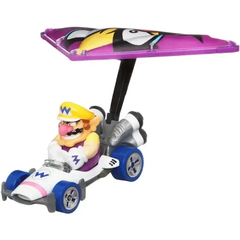 Original Hot Wheels Premium Super Mario Kart 1/64 Miniature Cars Mario Bros Hotwheels Mini Model Cars Hoteelws Hotweheels Cart