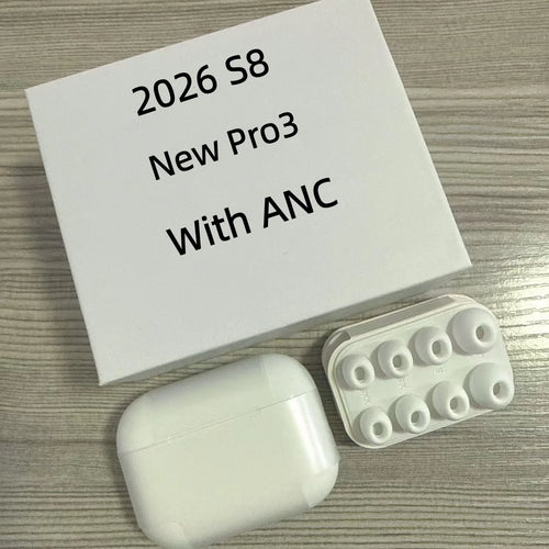 2026 Hot S8 For New Pro 3 ANC Wireless Bluetooth Earbuds TWS Cancellation Gaming Headset Cancellation earphones for xiaomi apple