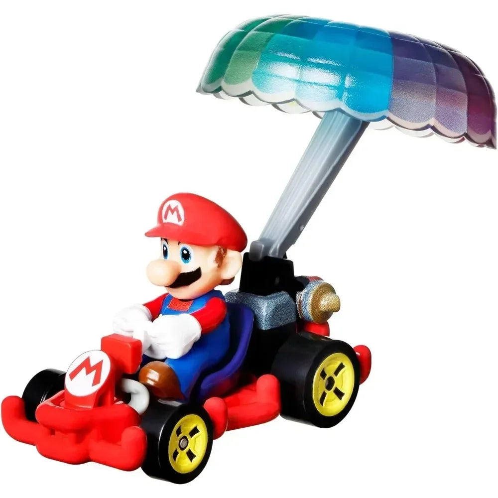 Original Hot Wheels Premium Super Mario Kart 1/64 Miniature Cars Mario Bros Hotwheels Mini Model Cars Hoteelws Hotweheels Cart