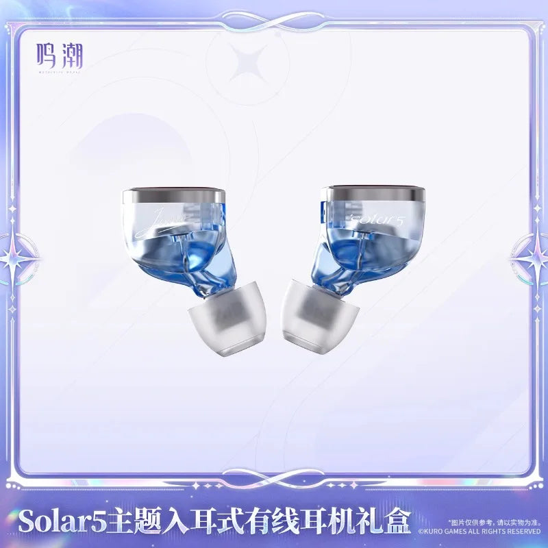 Pre-sale Wuthering Waves Solar5 Uno Earphones Gift Box Official Kuro Games Anime Merchandise Hifi Headphones Gifts