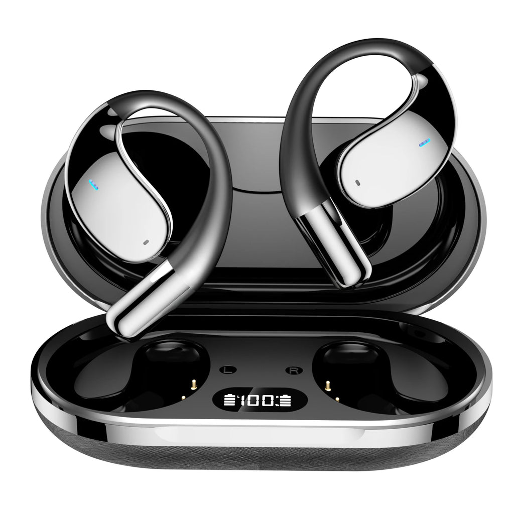 Q39Wireless AI RealTime Translation Headphones 140Languages Instant Voice Translator Earbuds Ear Hook Noise Cancelling Headphone