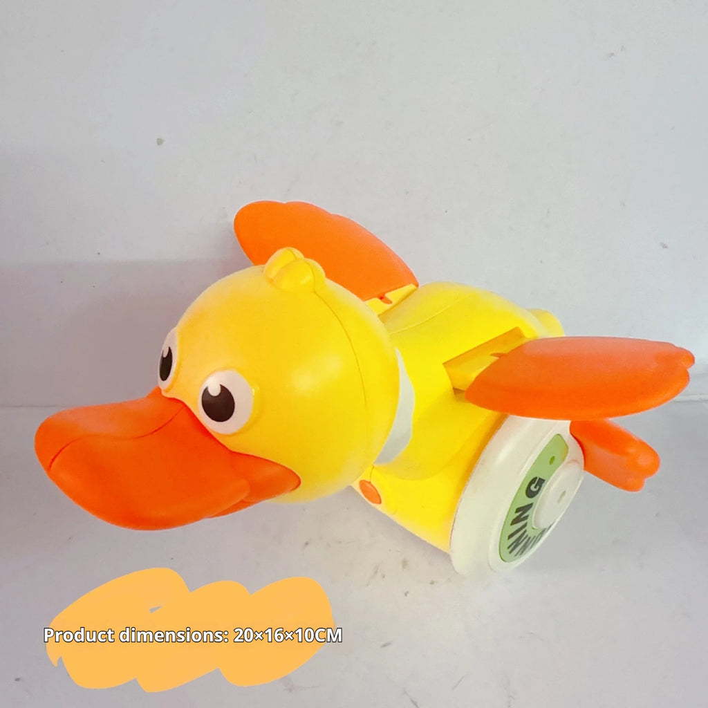 Electric Rotating Foraging Duck Toy Usb Rechargeable Crawling Training For Baby Toddler Early Development Parent Interactive Toy