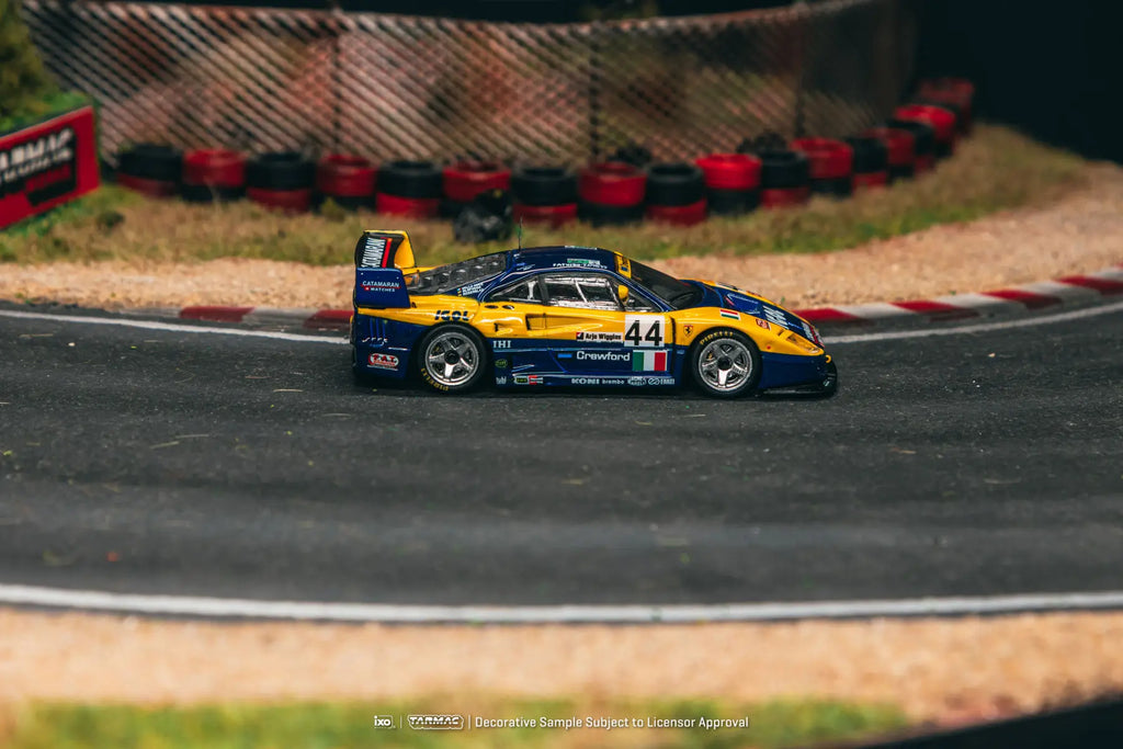 In Stock TW 1:64 Ferrari F40 GTE 24h Of Le Mans 1996 Diecast Car Model Collection Toys Tarmac Works