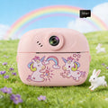Kids Instant Print Digital CameraLarge Screen Children's Gift Camera,  for One Click Printing of Photos and Children's Toys