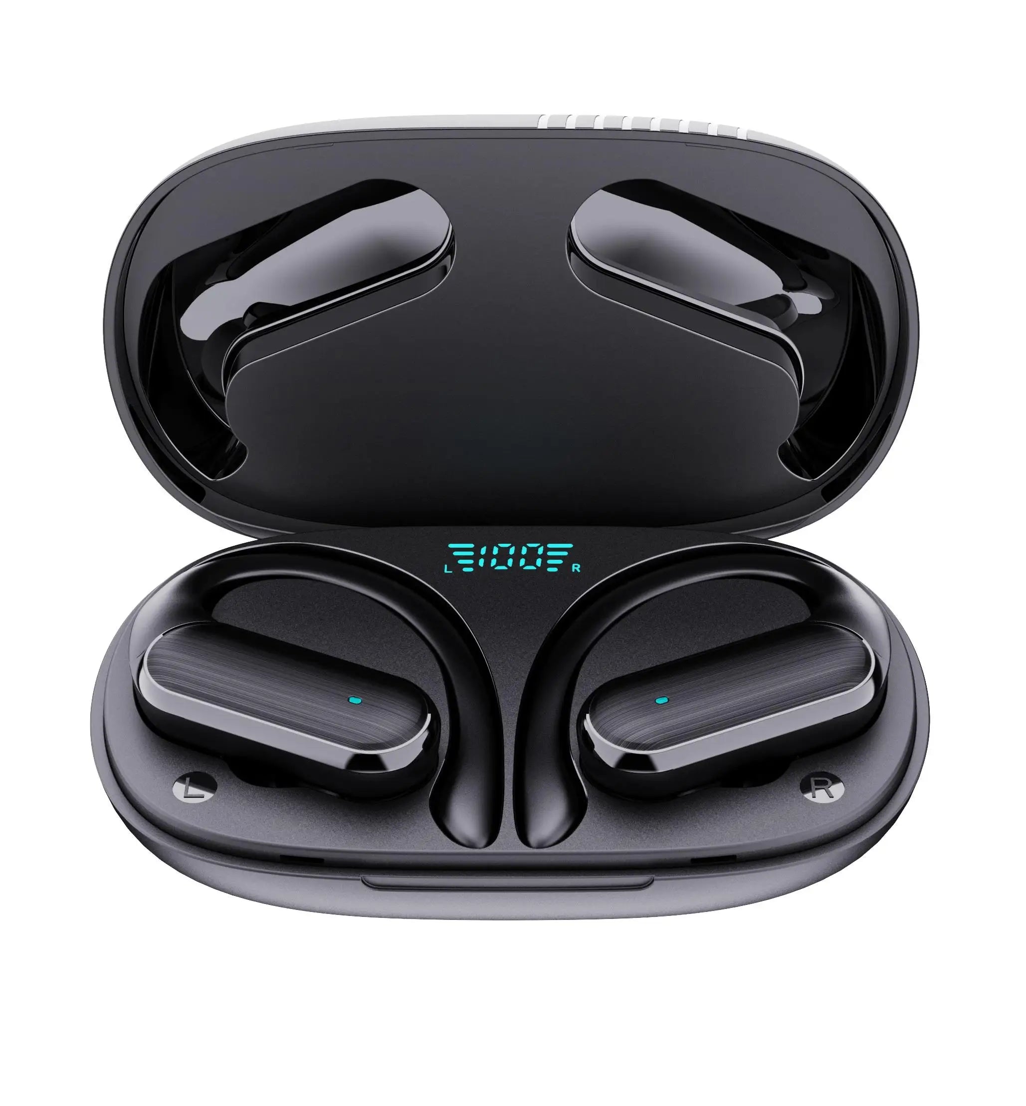 BOSECXT A520 Wireless Business Headphone Ear-Hook HIFI Bass Noise Cancelling Earphone With Mic Earbuds Sport Game Headset New